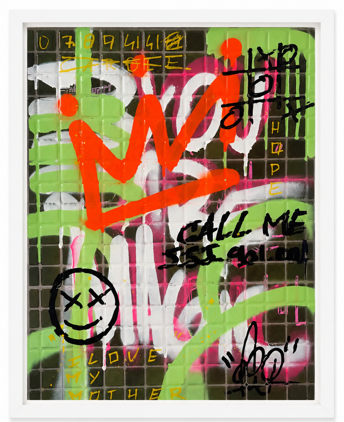 A Part of Street — Berlin, peinture street art d'AFRO inspirée des murs de Berlin