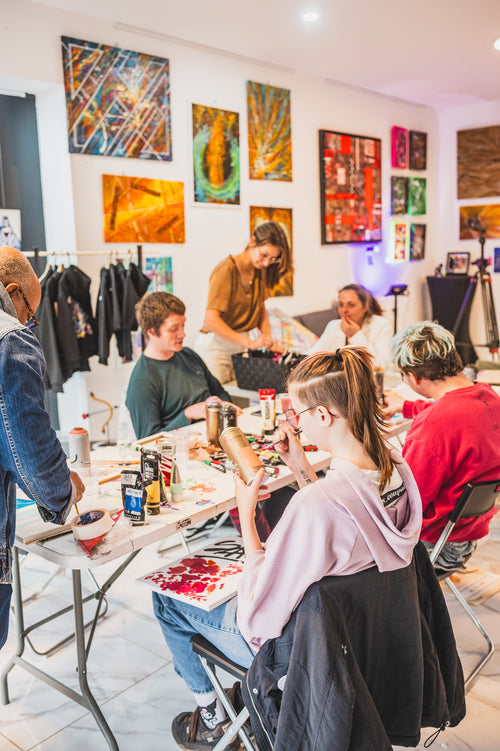 Atelier peinture adultes à la galerie Le [POD]