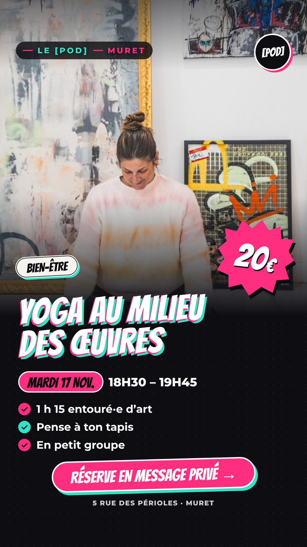 Yoga au milieu des œuvres | 17 novembre 2026