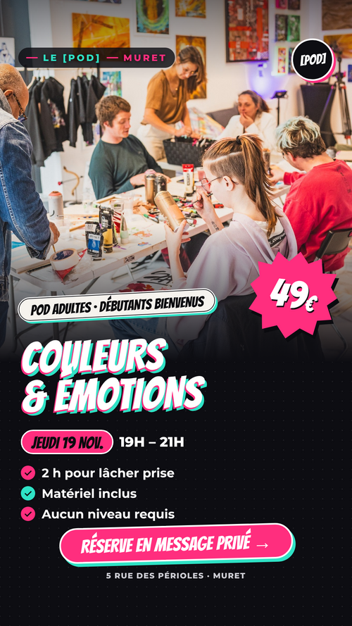 Couleurs & Émotions — atelier créatif | 19 novembre 2026