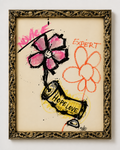 J’aime les fleurs et alors par AFRO, œuvre originale 31 × 41 cm