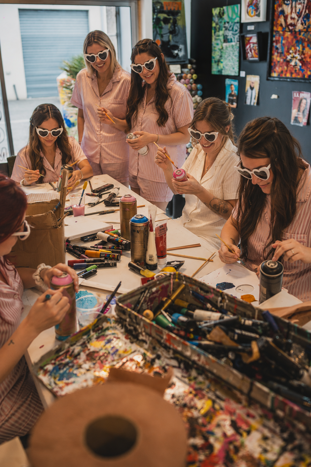 Painting evening, creative hen party & live painting at [POD]