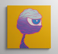 Crotte d'Œil, peinture néo-pop de Raphaël Bianchi, technique mixte