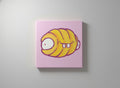 Bouffon Jaune 2, peinture néo-pop de Raphaël Bianchi, trilogie