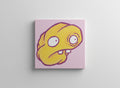 Bouffon Jaune 1, peinture néo-pop de Raphaël Bianchi, trilogie