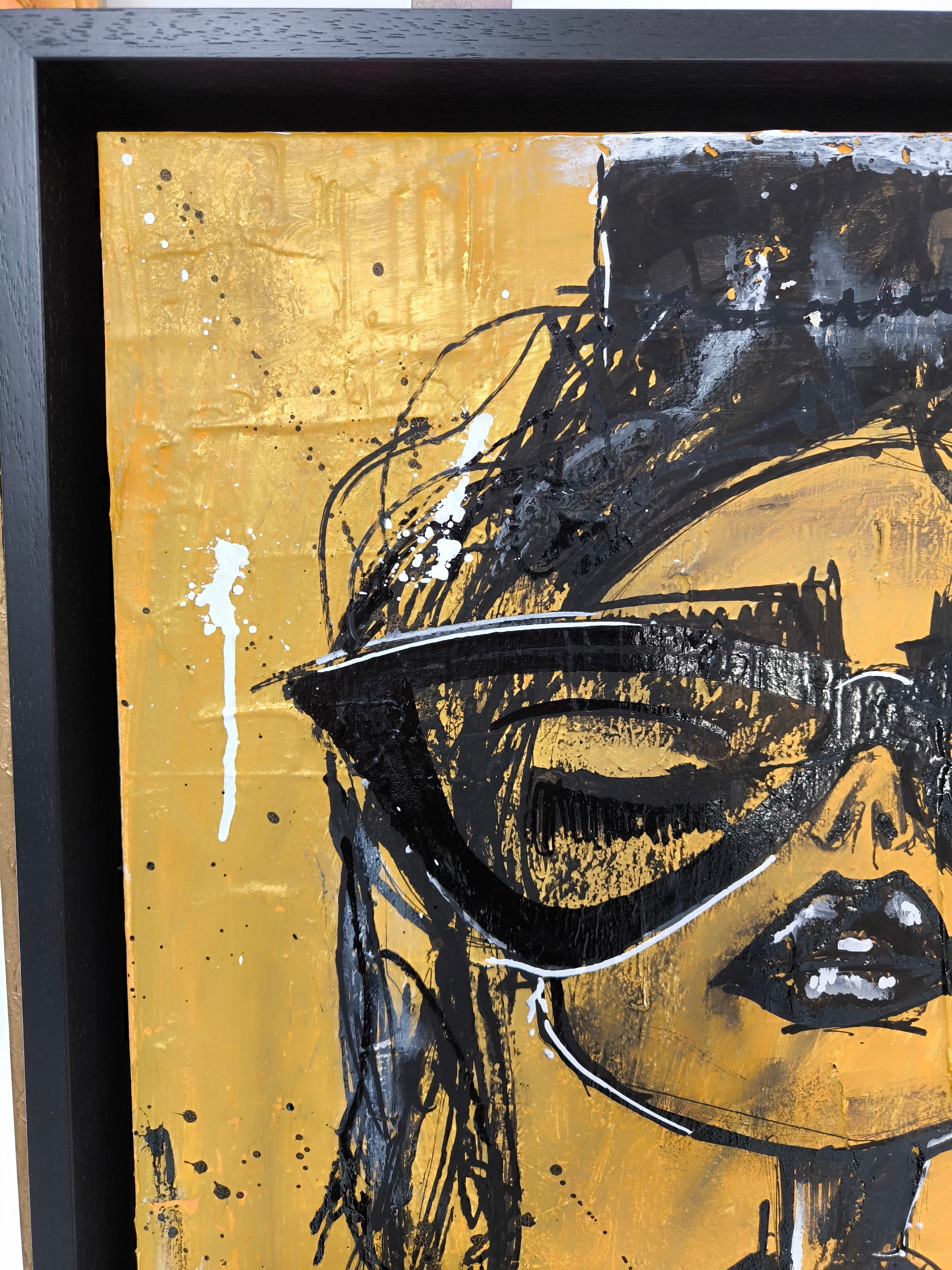 Josiane est amoureuse, peinture street art d'AFRO, série Josiane (vue 2)
